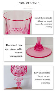 Copas de Vino de Plástico PC de 3 oz, Irrompibles, Juego de Copas para Vino Tinto y Blanco, para Fiestas, Bares y Uso Doméstico, Hechas en Vietnam - Product Image 3