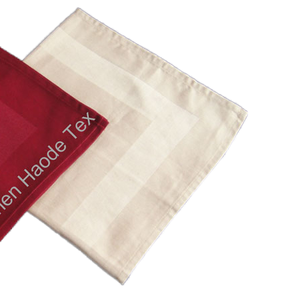 Cotton Dinner <b>Napkin</b> with Elegant Woven Border and Soft <b>Fabric</b> for Dining Table Settings - Product Image 1