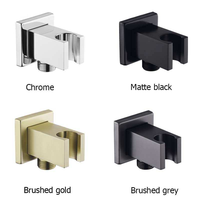 Accessoires de robinetterie pour salle de bain Tieba, support de pomme de douche à main, connecteur de tuyau, laiton massif, design moderne, facile à installer
