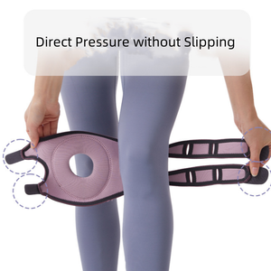 Genouillères de sport légères pour la randonnée, le basketball, la course à pied, la protection du ménisque, avec ceinture rotulienne en silicone - Product Image 5
