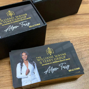 Thanh lịch tùy chỉnh in offset vàng bạc lá thẻ kinh doanh, matte hoàn thiện giấy tùy chỉnh thẻ kinh doanh - Product Image 5