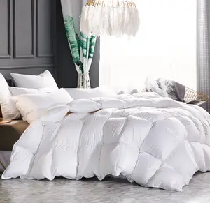 High Quality Hotel Bed Down Duvets Inner 100% Cotton Custom King Size Down Feather Quilt