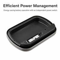 Poubelle intelligente à capteur premium 50L - Acier inoxydable brossé, poubelle surélevée