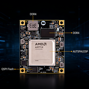 Scheda Core FPGA ALINX ACAU25-HX con Moduli di Accelerazione AI Xilinx Artix <span class=keywords><strong>UltraScale</strong></span>+ XCAU15P/XCAU25P per Sviluppo Embedded - Product Image 4