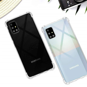 Custodia trasparente in TPU morbida per <span class=keywords><strong>Samsung</strong></span> <span class=keywords><strong>Galaxy</strong></span> A03s A02 A03 Core A12 A13 A22 A32 A42 A52 A72 <span class=keywords><strong>Cover</strong></span> trasparente in Silicone antiurto - Product Image 2