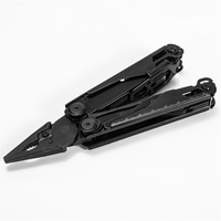 MUPL-113 Noir Outil multifonction de haute qualité Pince multifonction portable Pliable Camping en plein air Outil d'urgence EDC Ouvre-boîtes