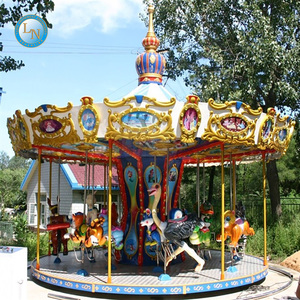 Manèges d'amusement Carrousel Kids Ride Utilisé Carrousel Cheval à vendre Manèges de carrousel d'amusement - Product Image 5