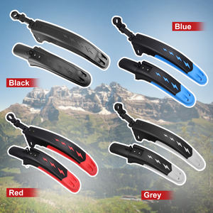 ZUKKA garde-boue en plastique 26 ''avec bavettes souples ensemble d'ailes de vtt bicolore - Product Image 6