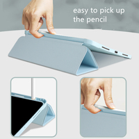 Nouveau style roman Triple support pliable basique Ipad Air3 10.5 pouces couverture complète haute qualité TPU multi-angle moule privé marque OEM