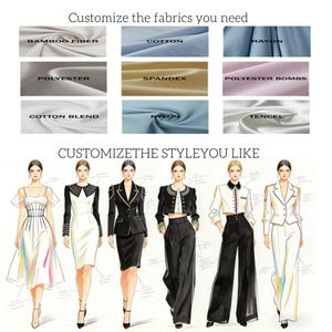 Ensemble deux pièces pour femme : Crop top à col montant sans manches et jupe longue assortie avec fente latérale et détails boutonnés – Tenue de soirée formelle – OEM ODM Personnalisé - Product Image 4