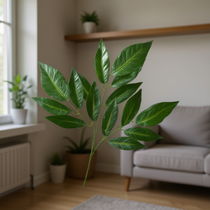 Phoenix Tail Leaf <b>Artificial</b> Greenery 12Pcs Decorative Plant <b>Stem</b> - Product Image 2