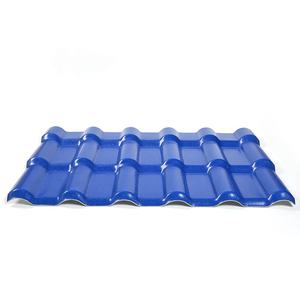 Style chinois traditionnel vert Eco PVC tuiles tuiles ondulées en résine synthétique ASA résine plaine toit Shear - Product Image 4