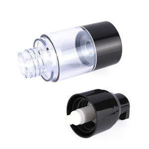 Botol pompa kedap udara 15ml 30ml 50ml 100ml 120ml AS hitam bening Serum kosmetik wadah pompa tanpa udara untuk Dispenser Losion Essence - Product Image 6