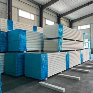 Panneau sandwich moderne Haijizhitong 200mm 100mm <span class=keywords><strong>80mm</strong></span> en métal, isolé pour la réfrigération, extérieur, laine de roche, <span class=keywords><strong>polyuréthane</strong></span>, garantie 1 an - Product Image 1