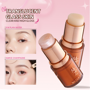 Iluminador en Barra MINSHZEE, Rubor, Contorno, Crema Iluminadora WaterGlow para Mujer, Crema WaterGlow Transfronteriza con Logotipo Personalizable - Product Image 4