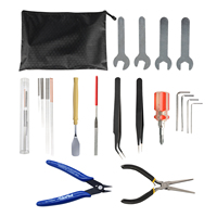 Nouveau Kit d'outils de débavurage Ideaformer : Couteau de découpe, lime à bords, pièces pour imprimante 3D, clé, nettoyeur, aiguille, grattoir de buse