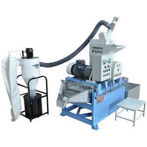 Mesin Granulator Kawat Tembaga Mini SHINHO STM-160A 100~200 Kg/jam, Mesin Daur Ulang Kawat Tembaga Baru untuk Kabel Bekas - Product Image 3