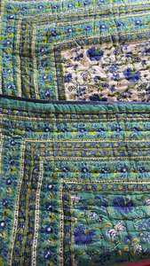 Best Winter <b>Quilt</b> Premium <b>Handmade</b> Jaipuri Design Block Print <b>Quilt</b> Cotton Hand Block Printed Ethnic Design <b>Quilt</b> For Winter Use - Product Image 6