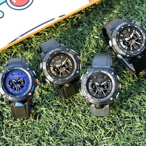 Montres numériques SMAEL 8058, étanches, Relojes De Hombre, montre sport chronographe analogique-numérique étanche - Product Image 2
