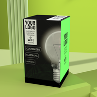 Boîte d'emballage personnalisée pour ampoules LED avec logo imprimé, en carton, pour ampoules LED avec logo personnalisé
