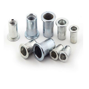M4 M5 <span class=keywords><strong>M6</strong></span> M8 M10 M12 Filetage Métrique Haute Qualité Acier au Carbone Hexagone Tête Plate Reliure Rivnut Nutsert Insert Rivet Écrou - Product Image 3