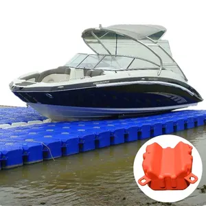 Drive on boat lift jet ski dock pontone galleggiante galleggiante in plastica modulare