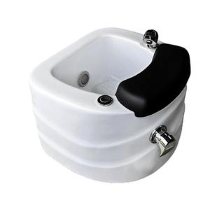 Fauteuil de Pédicure de Luxe Professionnel pour Salon avec Bol Profond en Acrylique Fonction Bain à Remous et Bac de Spa Capillaire pour Manucure et <span class=keywords><strong>Massage</strong></span> des Ongles - Product Image 6