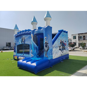 Meilleures ventes : Combo château gonflable d'extérieur Princesse Frozen avec toboggan, pour la location - Product Image 2