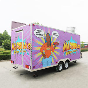 Remorque mobile de restauration rapide, <span class=keywords><strong>petite</strong></span>, pour hot-dogs, crêpes, kiosque, <span class=keywords><strong>caravane</strong></span> - Product Image 2