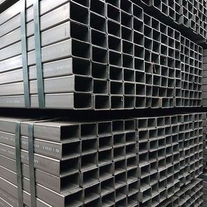 Tube rectangulaire en acier 25x50, tube carré en carbone et section creuse carrée en <span class=keywords><strong>fer</strong></span> soudé EN102017 noir - Product Image 3