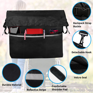 Custom Stylish Mobility Scooter Backpack Durable 1680D Rear <b>Hanging</b> Wheelchair Bag - Product Image 2