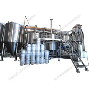 Equipo de cervecería de producción de 30bbl de cervecería artesanal cervecera sistema de elaboración de cerveza industrial regional a gran escala