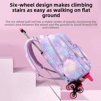 Sac à dos à roulettes pour écoliers du primaire, nouvelle collection, vente directe usine, design élégant et moderne, avec coussin d'air, pour femmes.