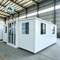 Maisons préfabriquées portables ignifuges pour le transport rapide de marchandises, bureaux préfabriqués pour les camps de projets temporaires