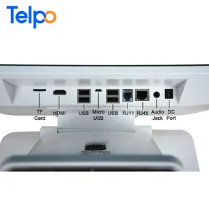 Telpo TPS680เครื่องวางบิลหน้าจอสัมผัสแบบ Capacitive เครื่อง Android ระบบ POS สำหรับธุรกิจขนาดเล็ก