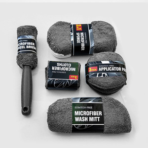 工場直送9点マイクロファイバー洗車・清掃キット-カーケア用品ツール＆ギフトセット卸売可能 - Product Image 3