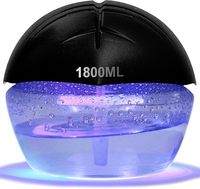 Diffuseur d'arômes et purificateur d'air à vitesse variable avec 7 couleurs et 6 LED, veilleuse aromatique, petit revitalisant d'air