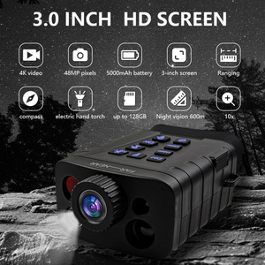 กล้องมองกลางคืนแบบตาเดียว ความละเอียด 4K อินฟราเรดสำหรับการมองกลางคืน ใช้สำหรับการเฝ้าระวังกลางแจ้ง พร้อมฟังก์ชั่นบันทึกวิดีโอ - Product Image 2