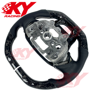 อุปกรณ์ตกแต่งภายในสำหรับ Ford Ranger 2016+ Raptor F150 F250 F350 XL XLT Shelby Explorer 2021+ พวงมาลัยคาร์บอนไฟเบอร์ฟอร์จ - Product Image 3