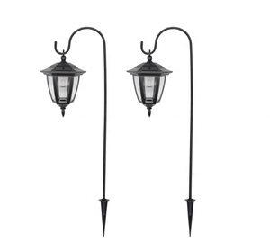 Décoration de chemin de conception moderne étanche <span class=keywords><strong>et</strong></span> durable crochets de bergers alimentés par LED pour l'extérieur lampes solaires suspendues - Product Image 1