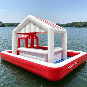 <span class=keywords><strong>Bar</strong></span> Inflable para Piscina de PVC, para Fiestas en el Patio Trasero, Eventos para Adultos, Carpa de <span class=keywords><strong>Bar</strong></span> Inflable, Piscina Inflable - Product Image 1