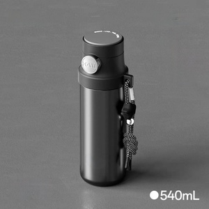 HOT 540ml Portable Travel Mug with Hand Grip Insulation Eco-Friendly New Design Vacuum Flask Water <b>Bottle</b> for <b>Coffee</b> - Product Image 6