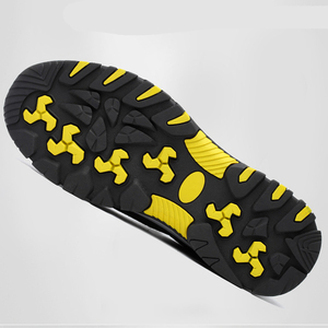 <span class=keywords><strong>Scarpe</strong></span> <span class=keywords><strong>Antinfortunistiche</strong></span> da Uomo di Alta Qualità con Punta in Acciaio, Nero Base con Blu Chiaro, Prezzo Conveniente, per Lavoro Invernale in Fabbrica e Cantiere, Suola in Gomma - Product Image 3