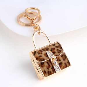 Llaveros Promocionales en Forma de Bolso para Mujer, con Baño de Oro Rosa y Diamantes de Imitación, Ecológicos y de Venta Caliente, Ideales para Regalos Promocionales - Product Image 4