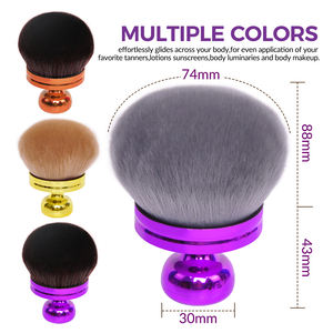 Brocha de maquillaje profesional personalizada con etiqueta privada y logotipo de calidad superior con aspecto de lujo de cuerpo único en polvo <span class=keywords><strong>para</strong></span> base - Product Image 2