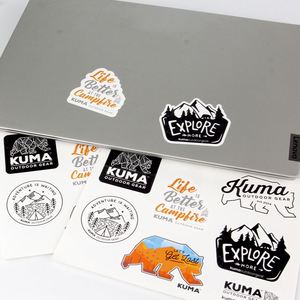Custom Waterproof Durable Vinyl Label Cartoon Logo Clear A4/A5/A6 Kiss Cut Die Cut ABC Letters Numbers UV Resistant <b>Sticker</b> - Product Image 3
