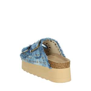 Sandali con Zeppa da Donna Colors Of California HC.BES41 in Denim con Plateau - Product Image 2