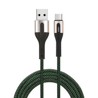 Nueva llegada USB Tipo-C Cable de cargador rápido 3A Carga rápida para dispositivos IOS Chaqueta de nailon Conductor de cobre puro