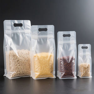 מותאם אישית הדפסה לחיות מחמד עם רוכסן מנעול לעמוד בכיס ידית ידית לחות הוכחה לחות הוכחה ברורה מזון צפור מזון קר עבור מזון לחיות מחמד - Product Image 3