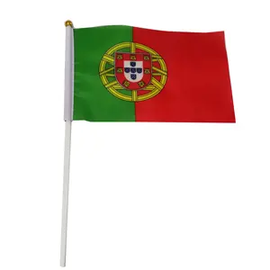Высокое качество, оптовая продажа, 100% полиэстер, цифровая печать, Португалия, ручной Мах флаг
